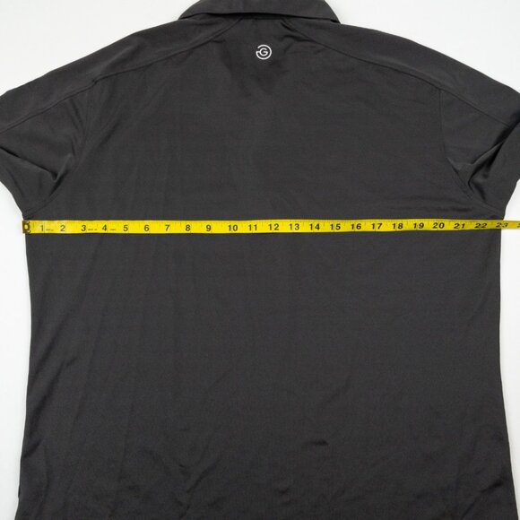 Galvin Green Ventil8 Golf Polo Men's XL Gray Pink Geometric Print Shirt - Picture 11 of 12